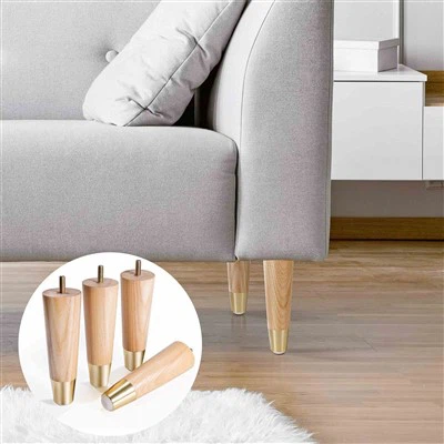 Квадратни дървени крака за диван